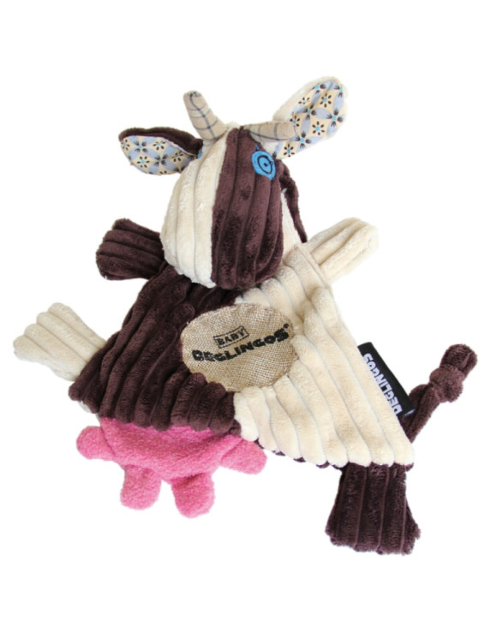 Les Déglingos Les Deglingos Knuffeldoekje Milkos de Koe