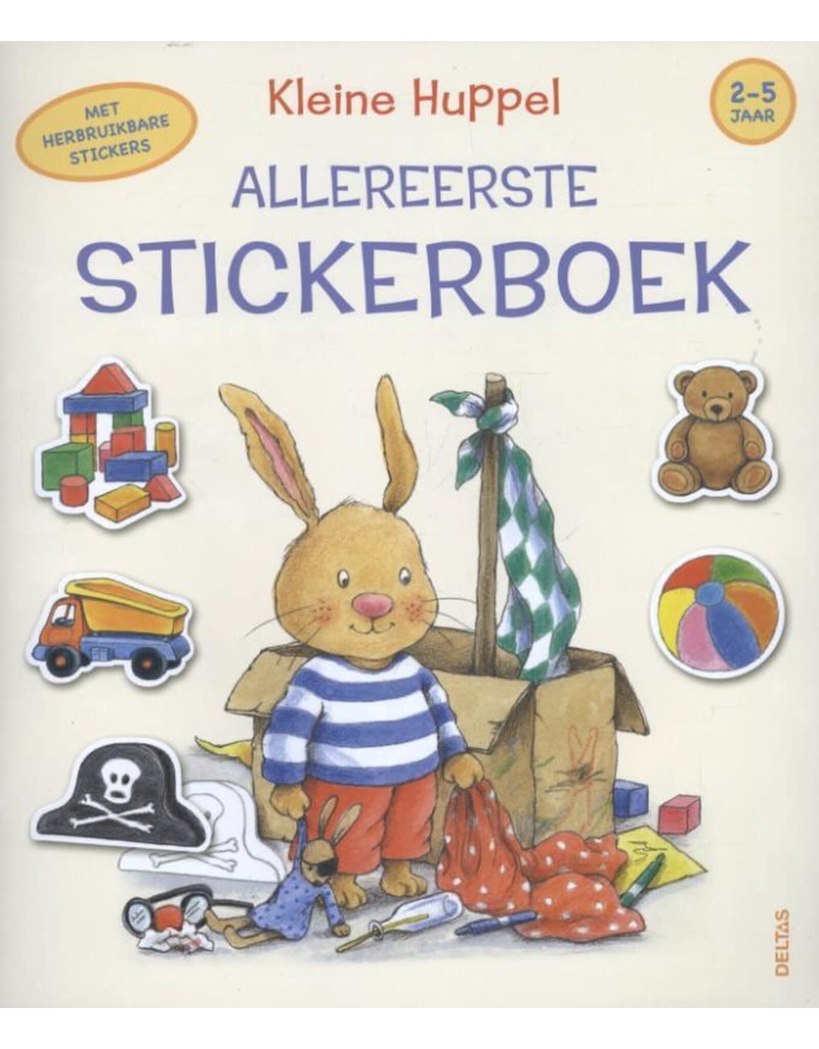Kleine Huppel Alleerste Stickerboek