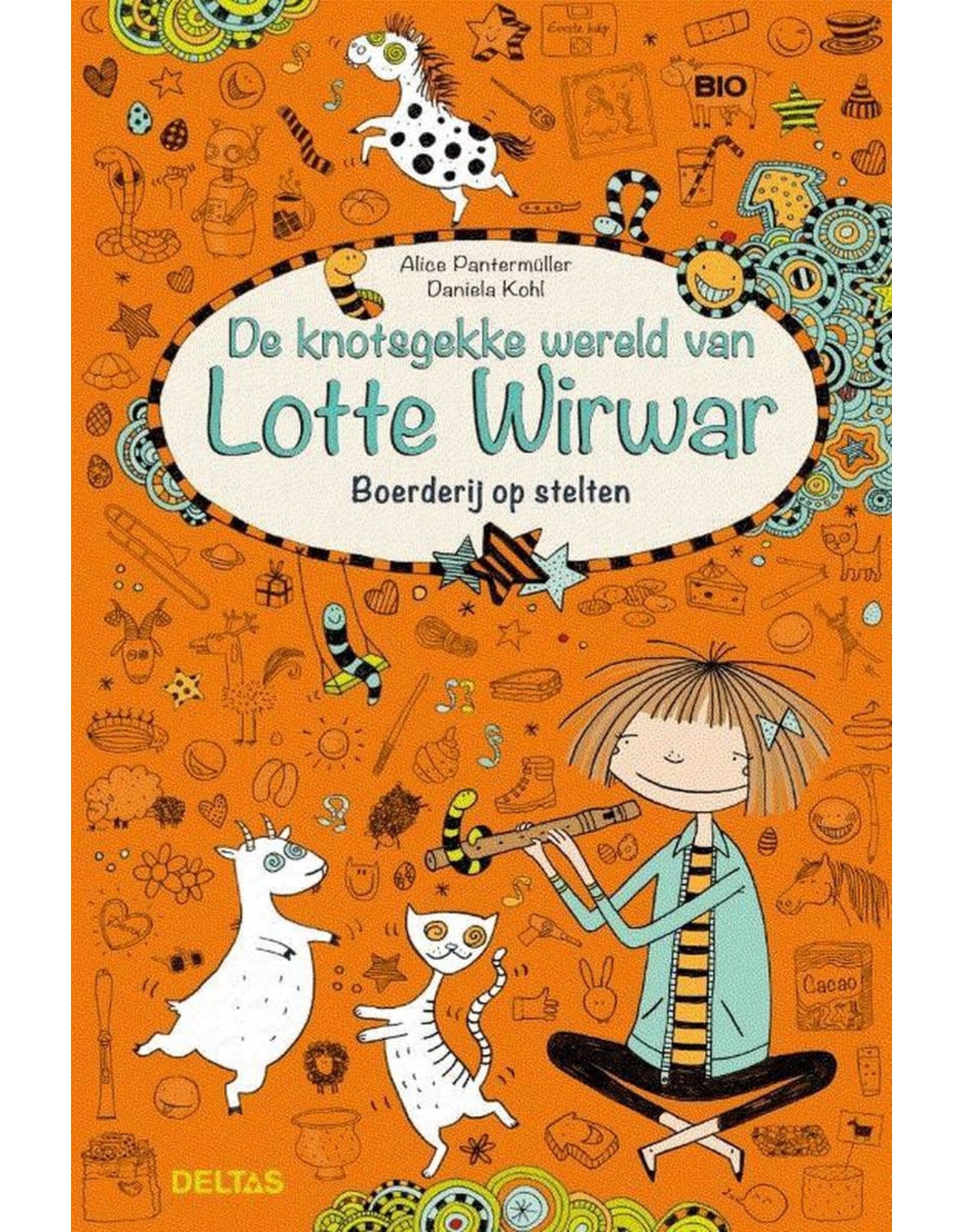 Leesboek: De Knotsgekke Wereld van Lotte Wirwar: Boerderij Op Stelten