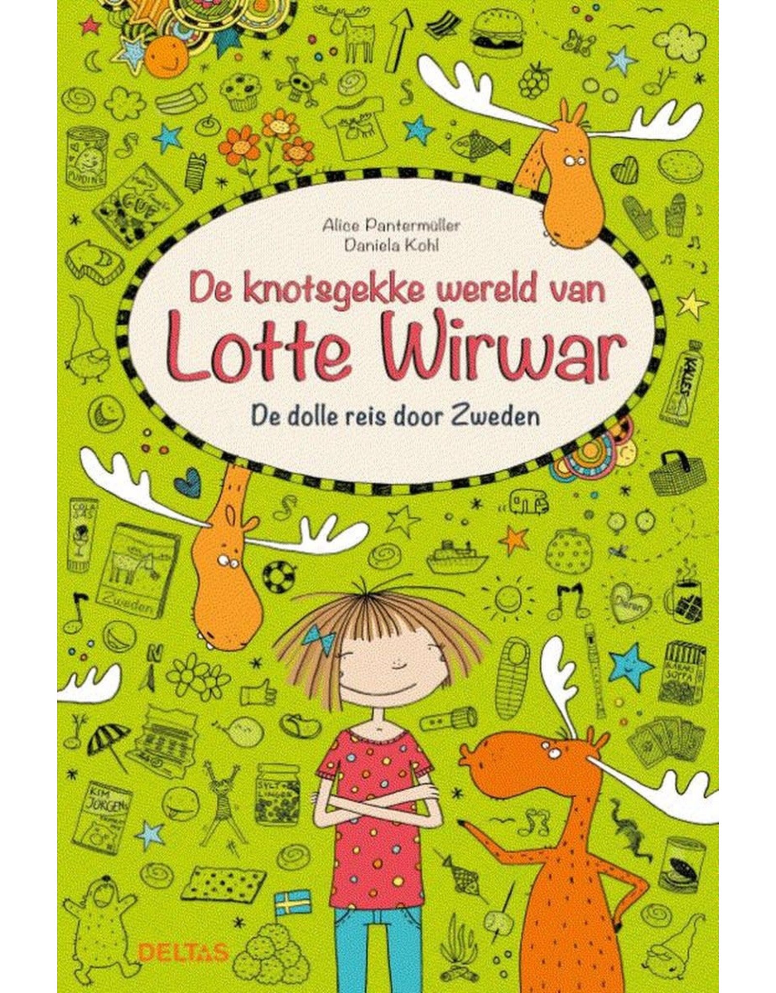 Leesboek: De Knotsgekke Wereld van Lotte Wirwar: De Dolle Reis Door Zweden