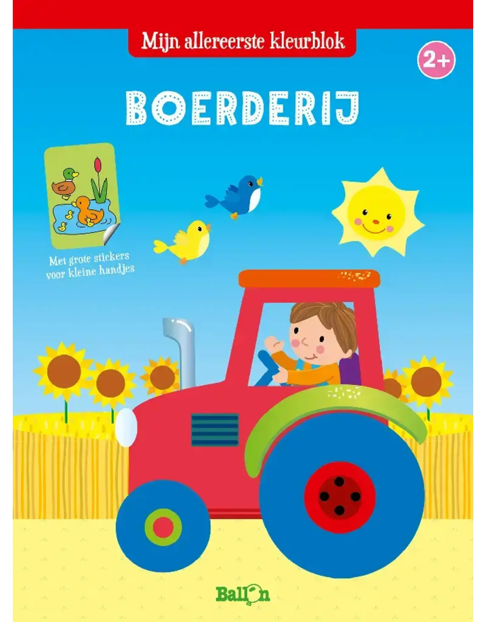 Mijn Allereerste Kleurblok: Boerderij 2+