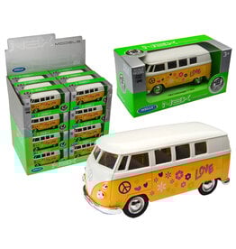 Welly Welly Modelauto Volkswagen T1 Bus Love 1963 ( 1:34 )