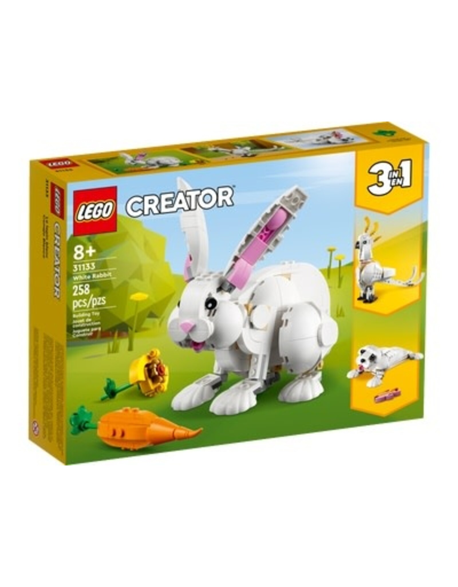 LEGO Lego Creator 3in1 31133 Wit Konijn