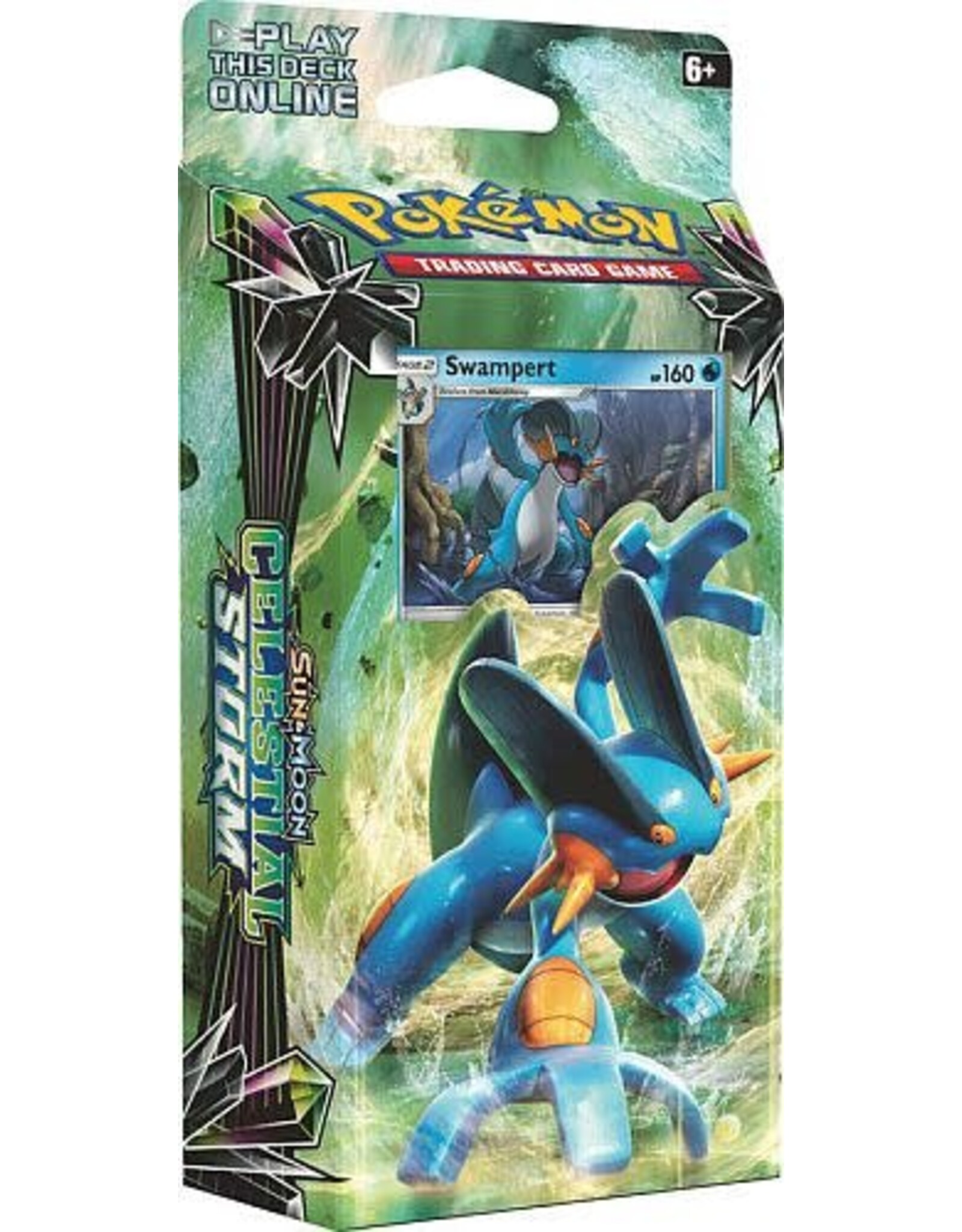 Pokemon Pokémon: Sun & Moon Celestial Storm Theme Deck 166-80444 - Swampert