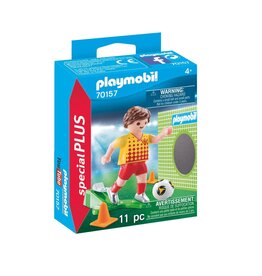 Playmobil Playmobil Special Plus 70157: Voetballer met Doel