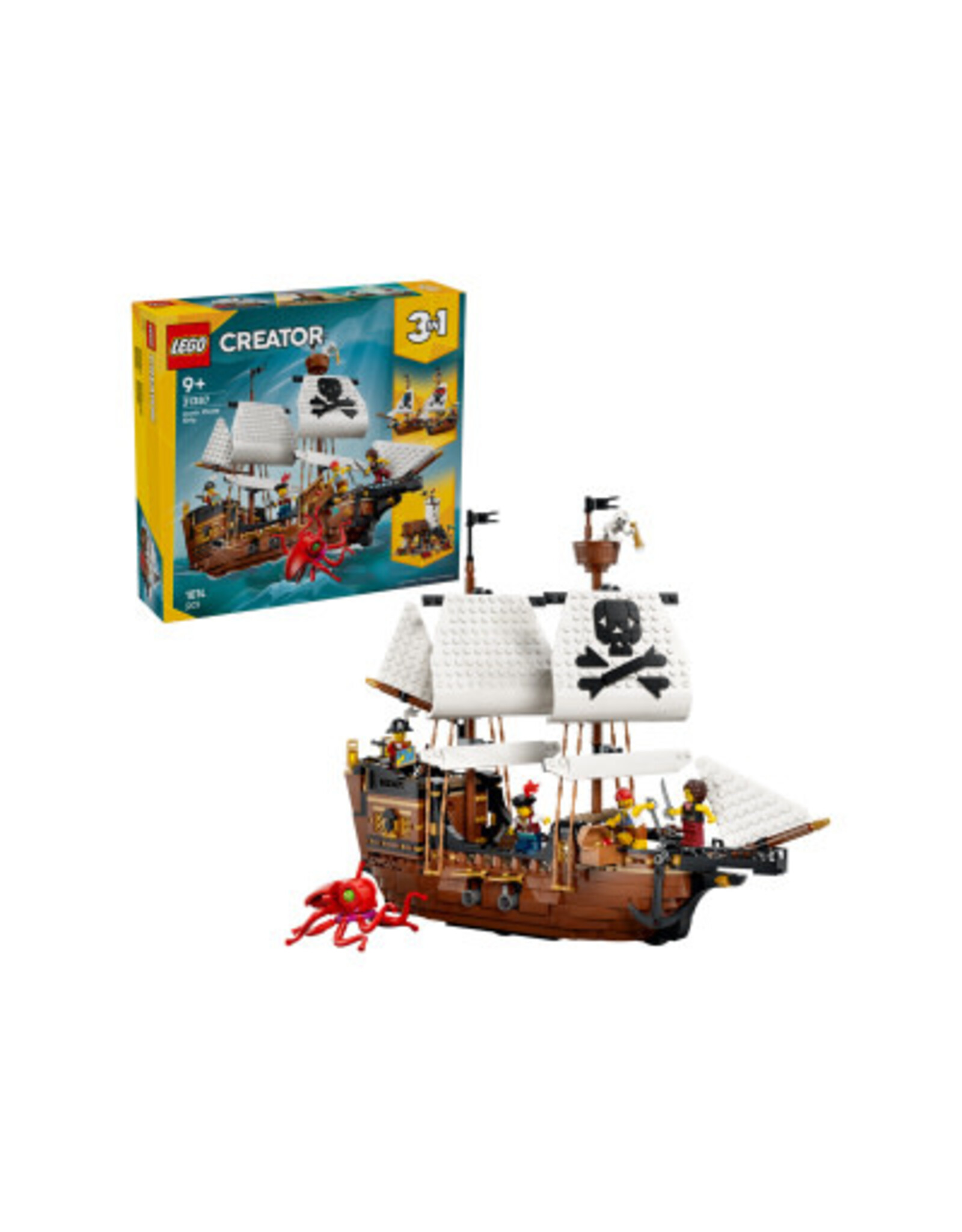 LEGO Lego Creator 3-in-1 Klassiek piratenschip 31387