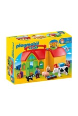 Playmobil Playmobil 1-2-3 6962 Meeneemboerderij met Dieren
