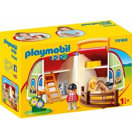 Playmobil Playmobil 1.2.3 70180 Mijn Meeneem Manege