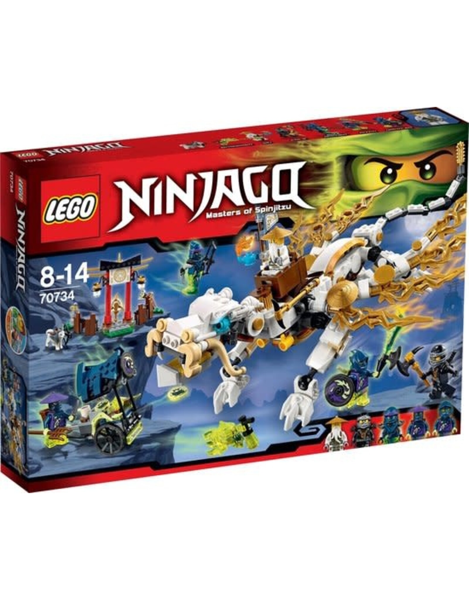 LEGO Lego Ninjago 70734 De Draak van Meester Wu – Master Wu’s Dragon