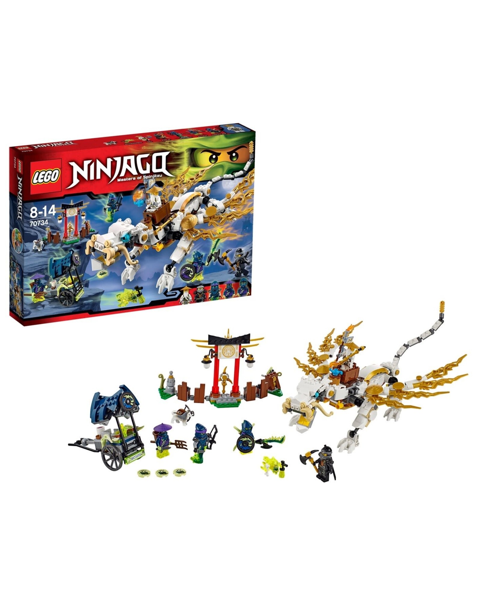 LEGO Lego Ninjago 70734 De Draak van Meester Wu – Master Wu’s Dragon