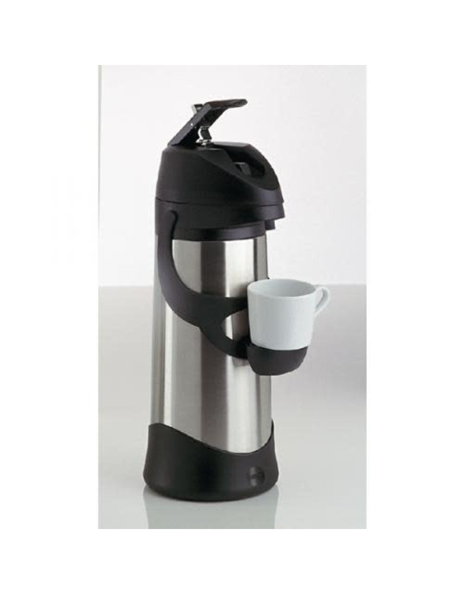 Emsa Presto Pompisoleerkan 3.0Lt RVS/Zwart