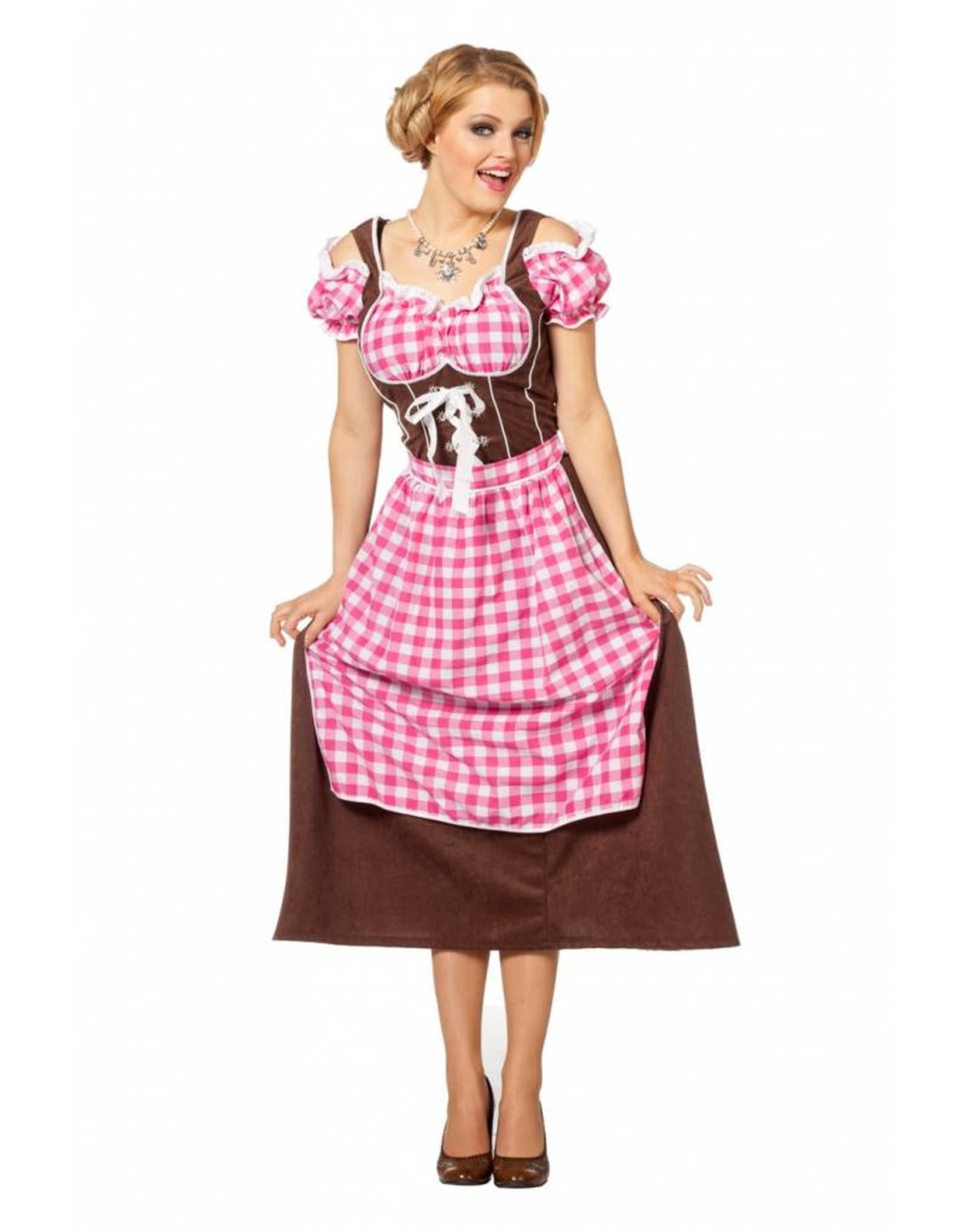 Dirndl Suedine Roze