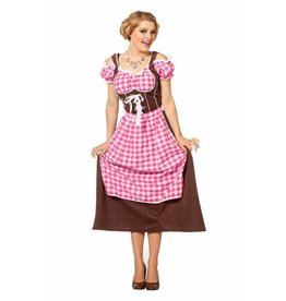 Dirndl Suedine Roze