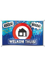 Gevelvlag XXL - Welkom Thuis  (150 x90 cm)