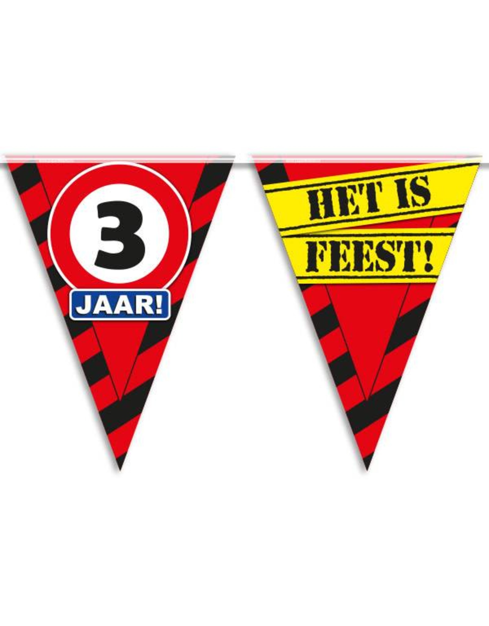 Party Vlaggen - 3 jaar