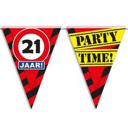 Party Vlaggen - 21 jaar