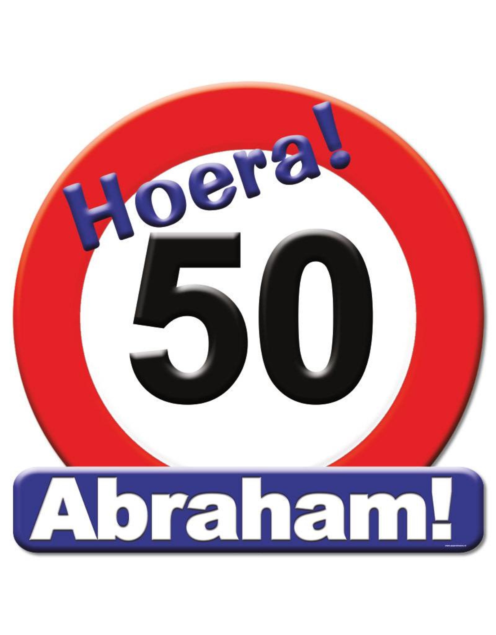 Huldeschild - 50 jaar Abraham