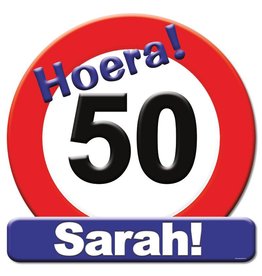 Huldeschild - 50 jaar Sarah