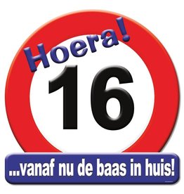 Huldeschild - 16 jaar