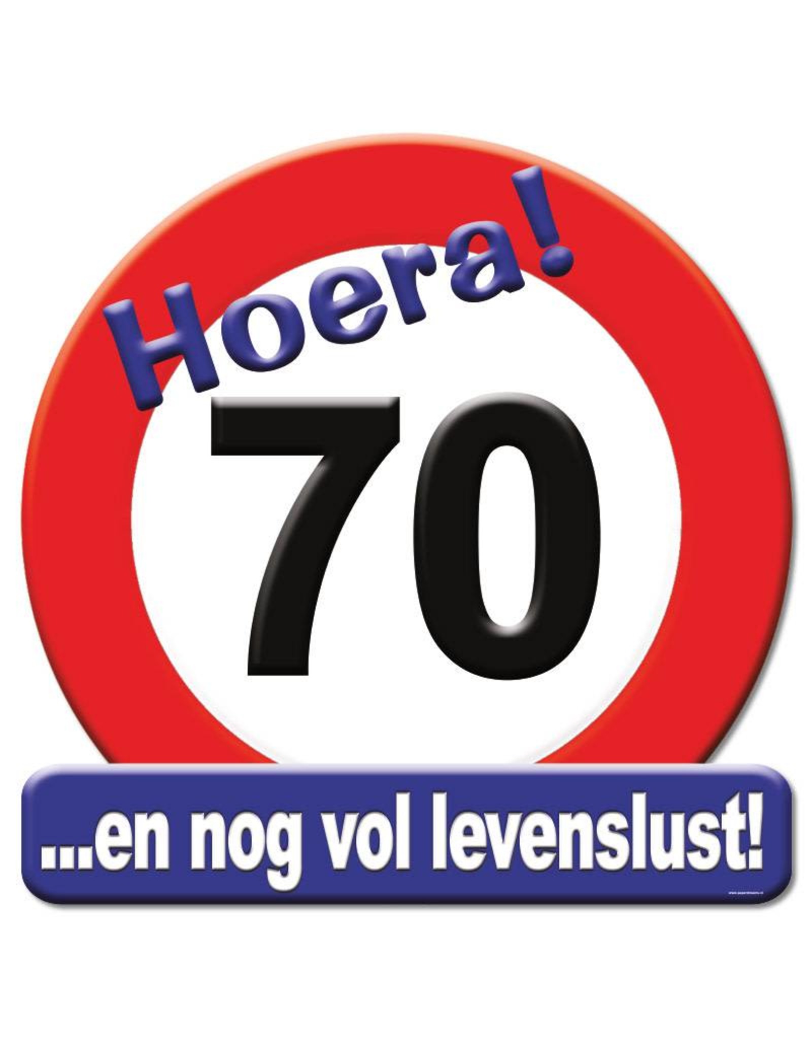 Huldeschild - 70 jaar