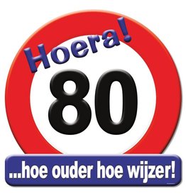 Huldeschild - 80 jaar