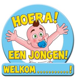 Huldeschild - Geboorte jongen