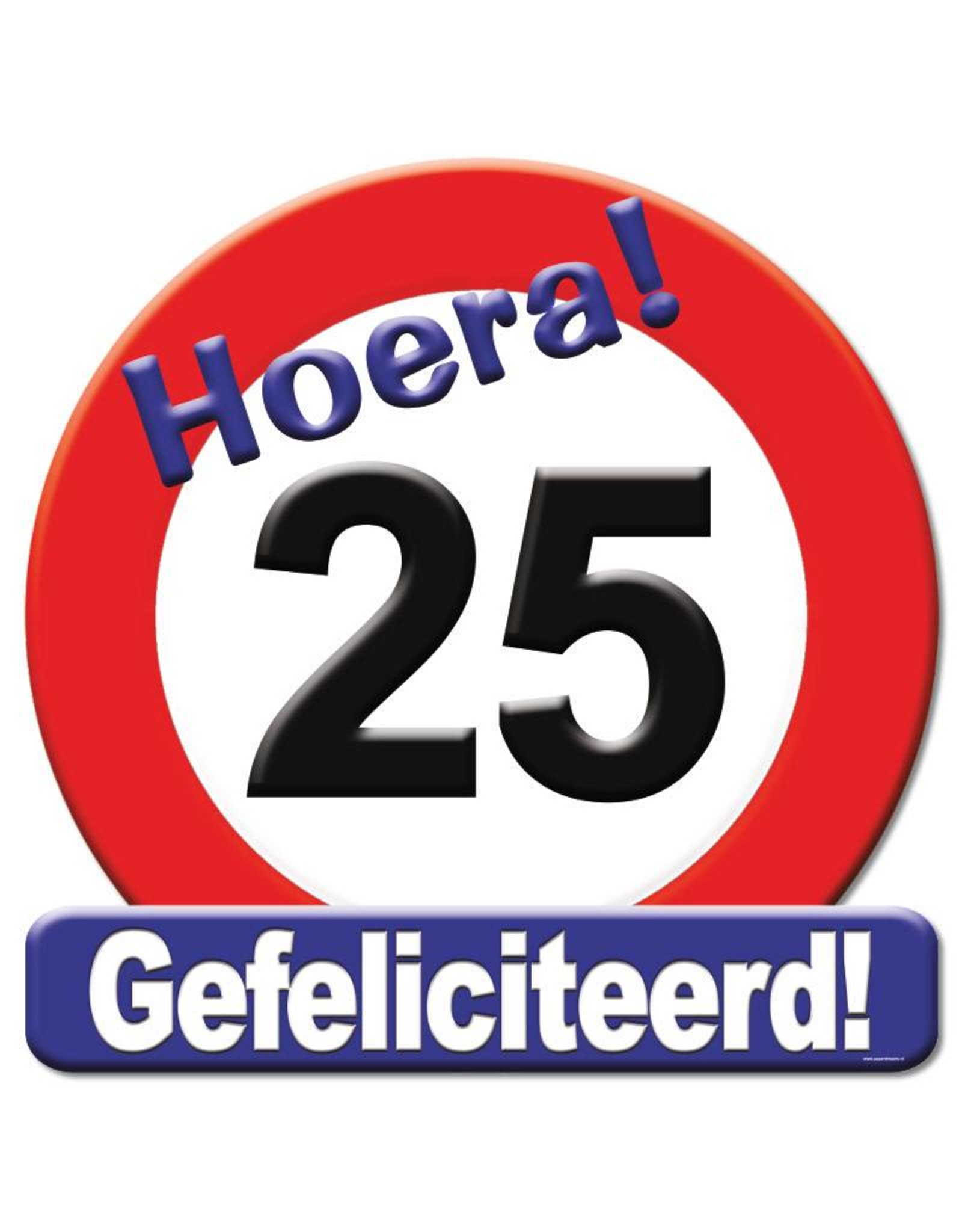 Huldeschild - 25 jaar