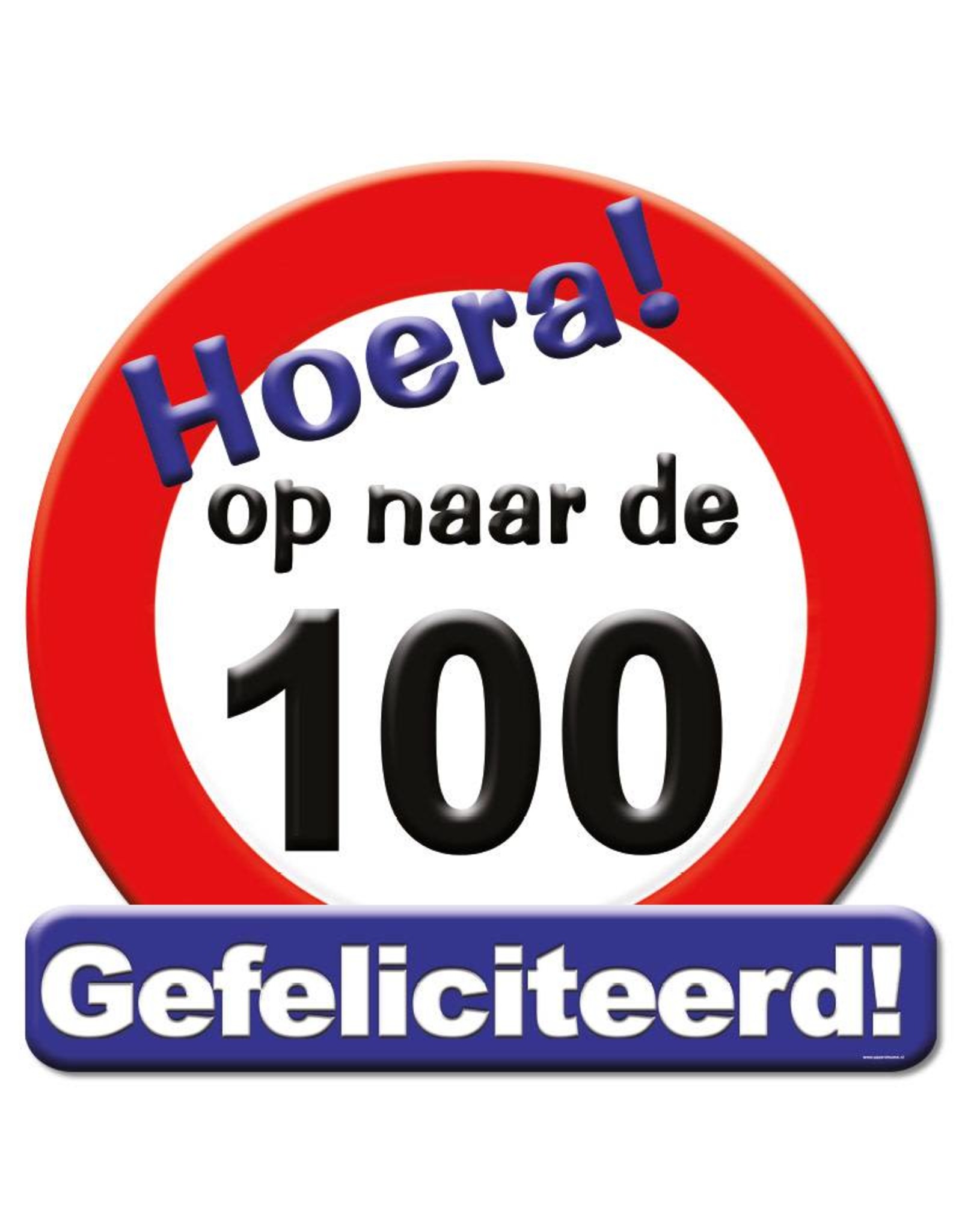 Huldeschild - op naar de 100