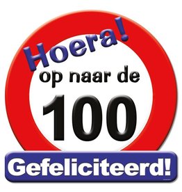 Huldeschild - op naar de 100