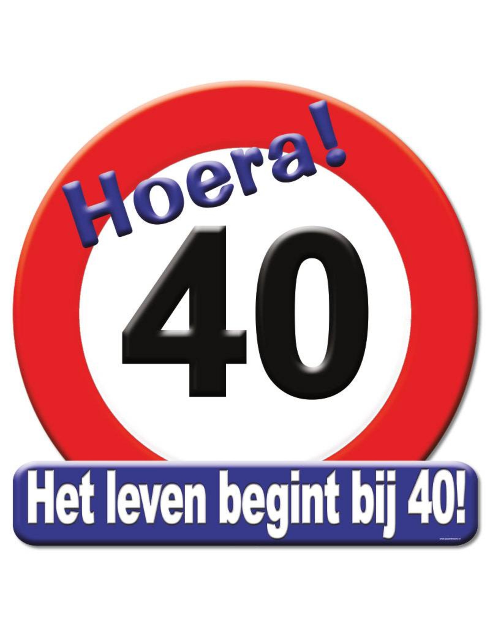 Huldeschild – 40 jaar