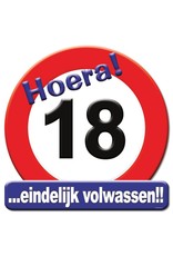 Huldeschild - 18 jaar