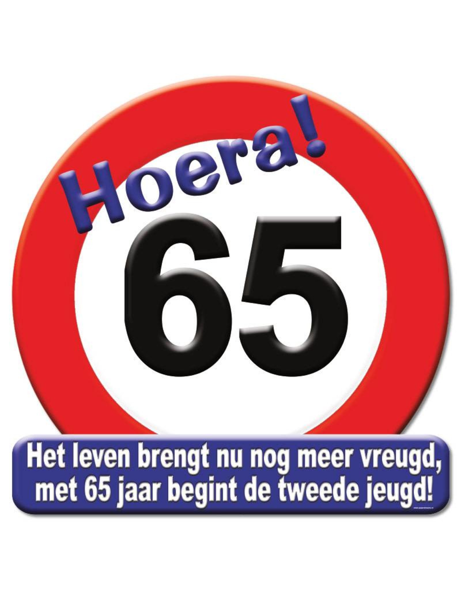 Huldeschild - 65 jaar