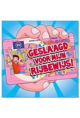 Huldeschild - rijbewijs