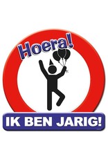 Huldeschild - ik ben jarig