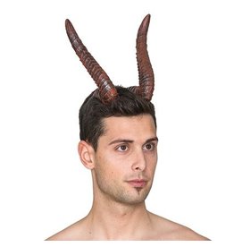 Diadeem met duivelhoorns groot
