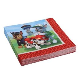 Servetten Paw Patrol (33x33cm, 20 stuks)