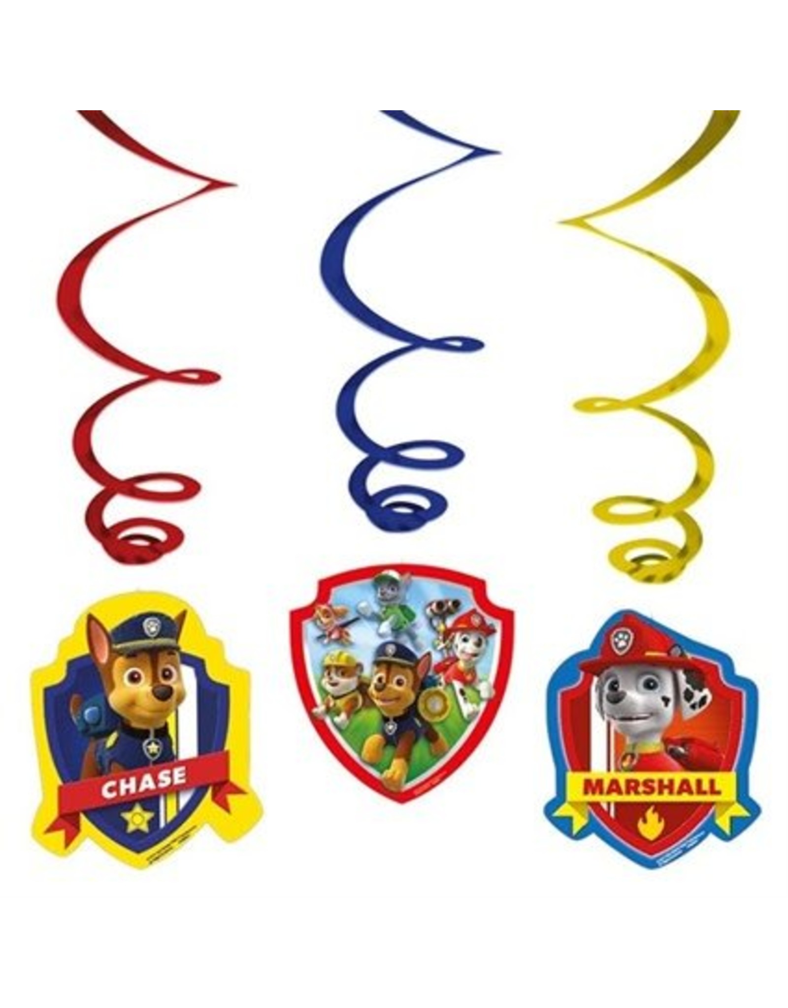 Hangdecoratie Paw Patrol (6 stuks)