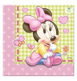 Servetten Baby Minnie (33x33cm, 20st.)