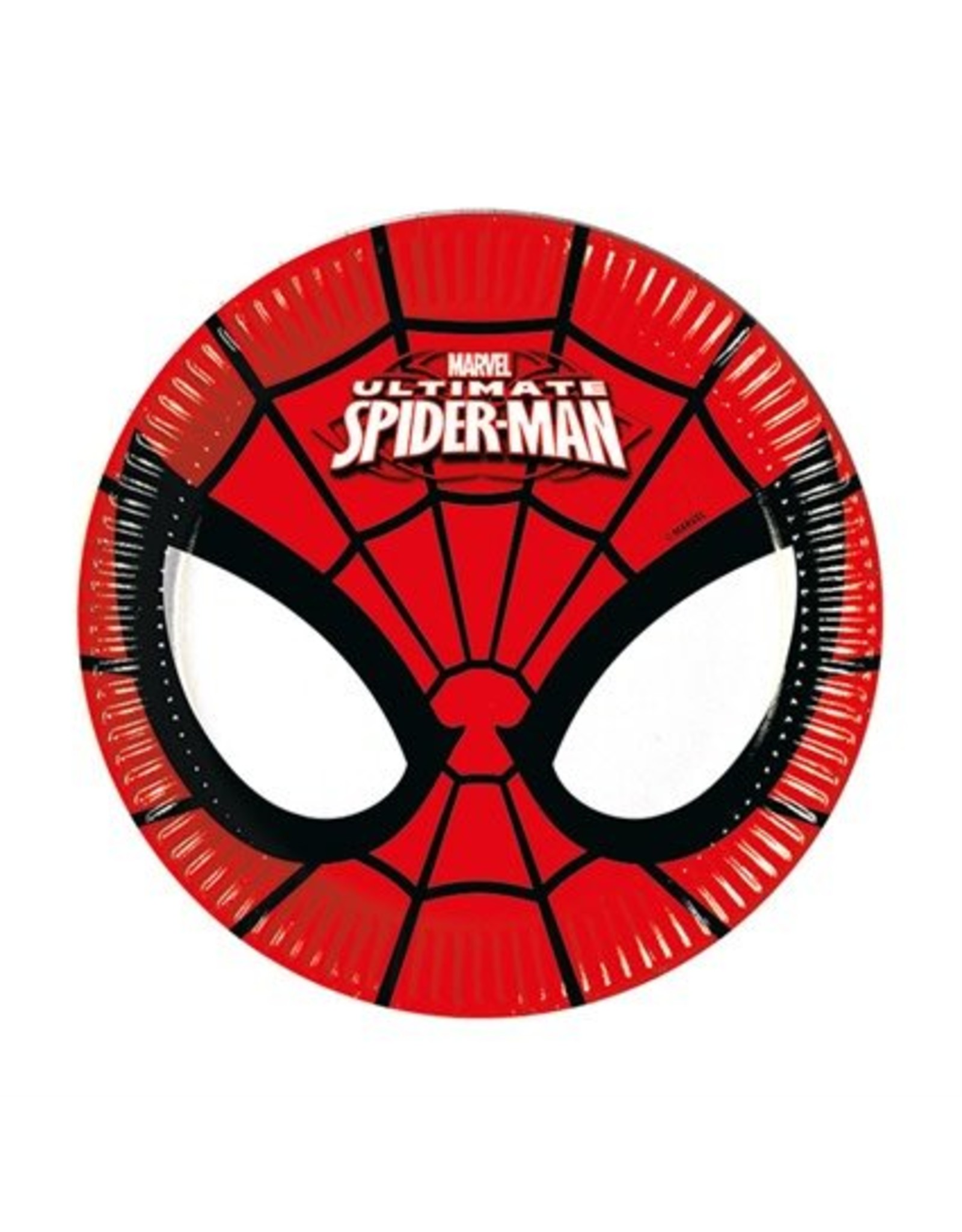 Bordjes Spiderman (Ø20cm, 8st)