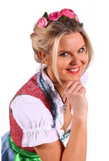 bloemenhaarband dirndl