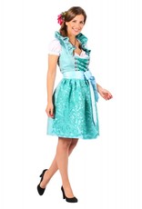 Dirndl jurk ''Susanne'', Turquoise-Groen