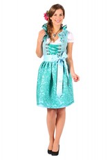 Dirndl jurk ''Susanne'', Turquoise-Groen