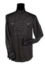 Steampunk blouse, Zwart