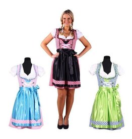 Dirndl ''Alina'', pink-turqoise