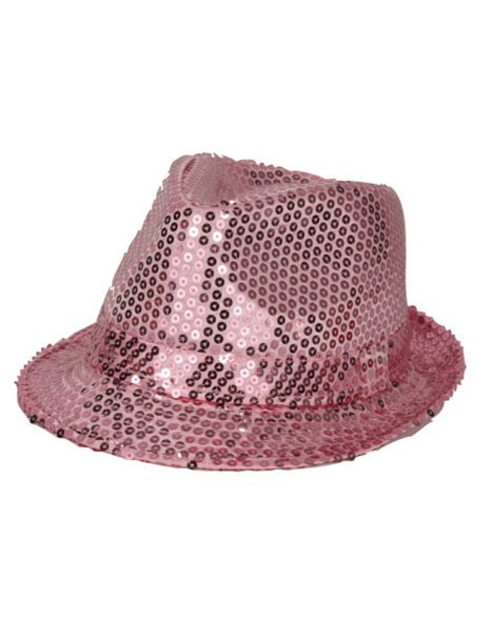 Hoed Funk Sequin roze