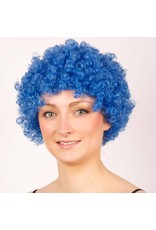 Pruik Hair blauw