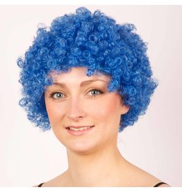 Pruik Hair blauw