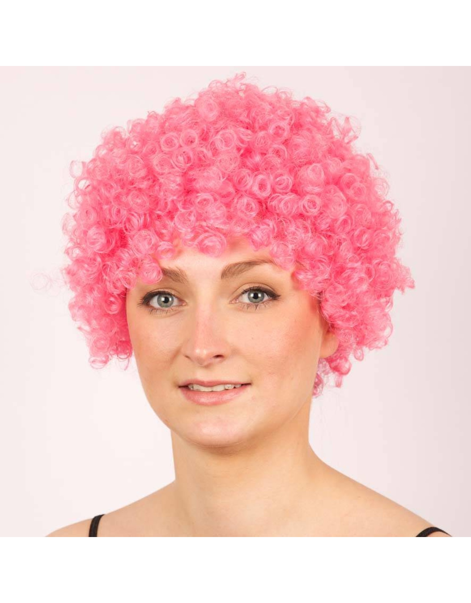 Pruik Hair roze