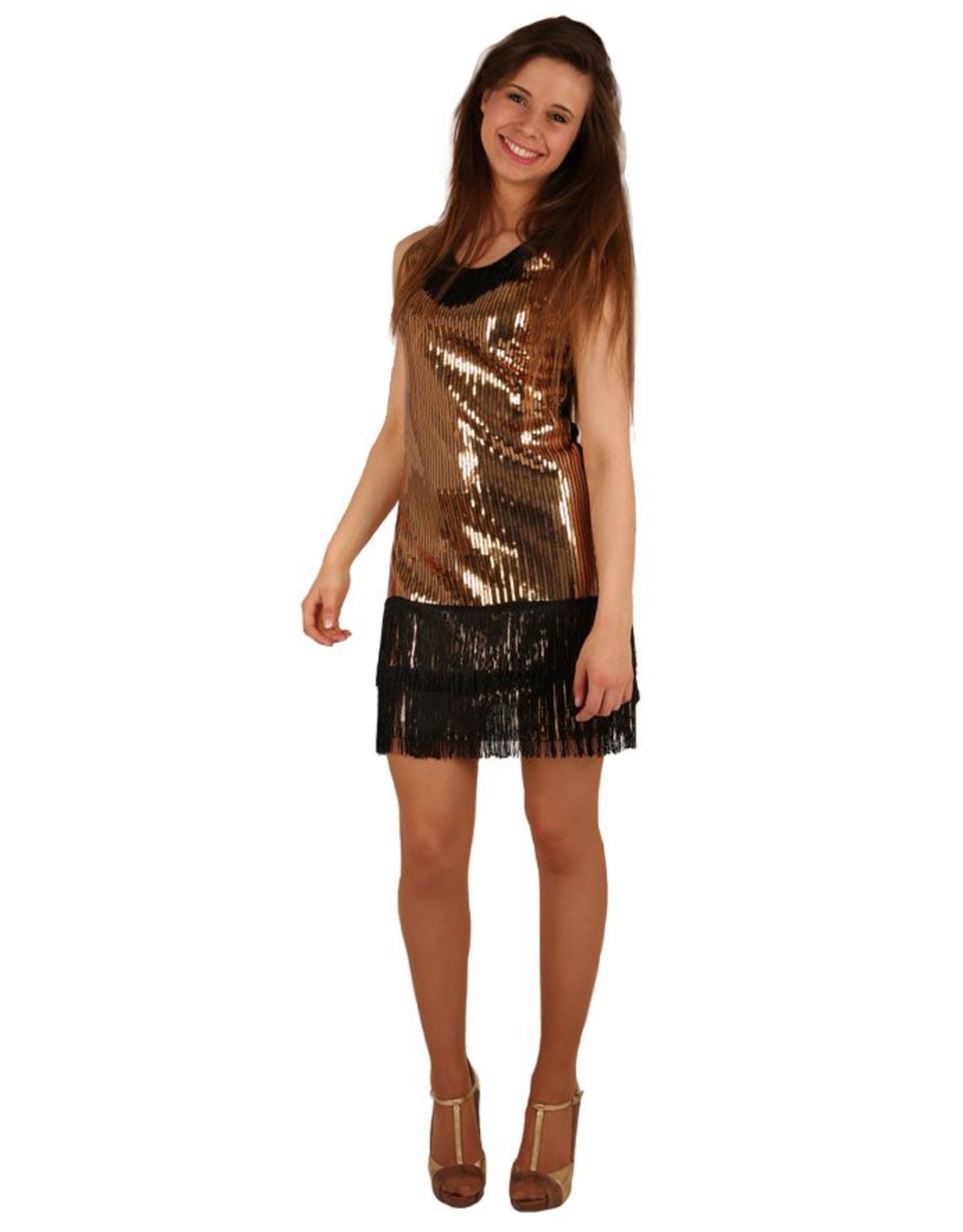 Jurk Sequin Goud