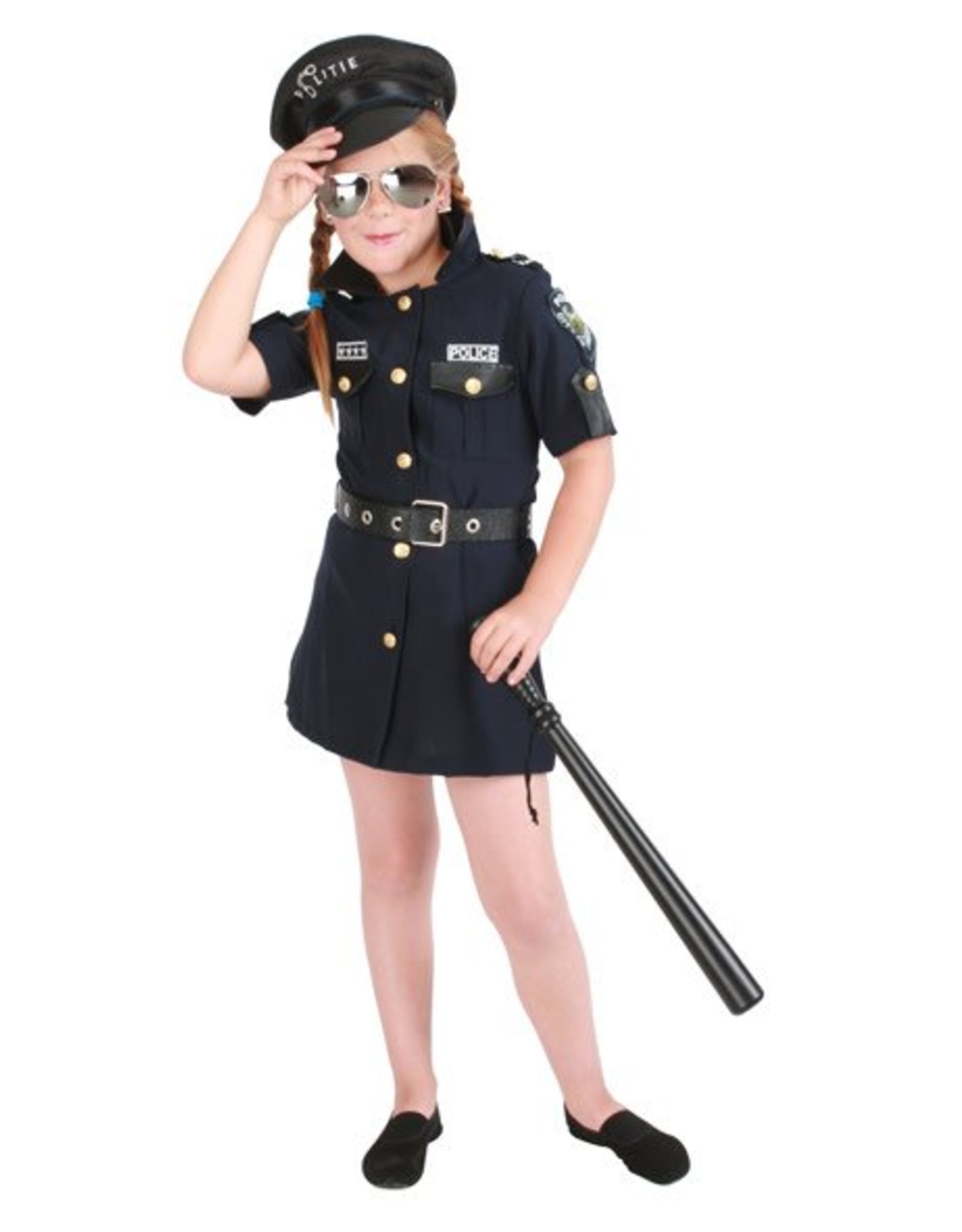 lood Ongepast piramide Politie Meisje Kind - De verkleedzolder, voor al uw feestartikelen,  accessoires, verhuur en verkoop van kleding, feestkleding en kostuums voor  uw themafeest of gala.